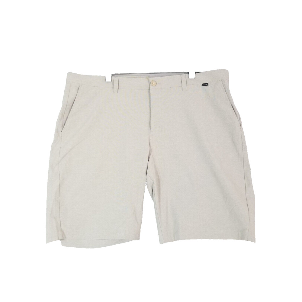 Travis Mathew golf shorts men's 42x10 beige dry fit flex stretch outdoor